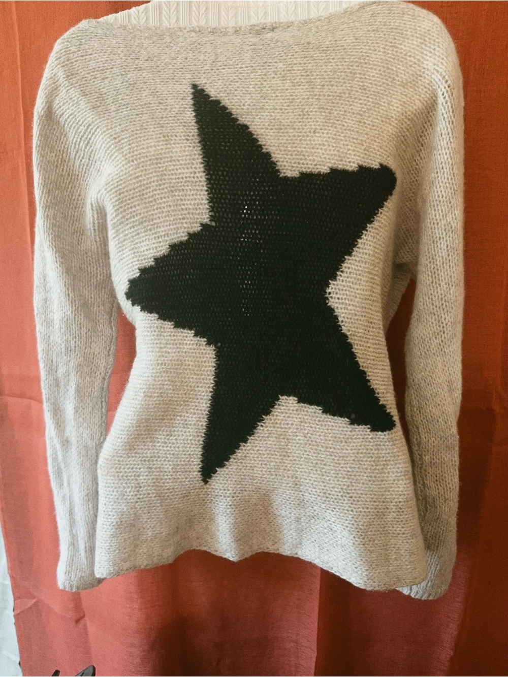 ⭐ 360 Cashmere • 100% Cashmere Star Sweater • Winter Oat • Size M - Picture 11 of 12